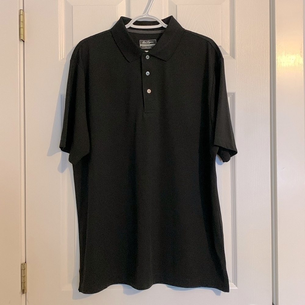 Ben Hogan Golf Polo Shirt Black Men’s Size Extra Large Moisture Wicking Big Man - Picture 2 of 8